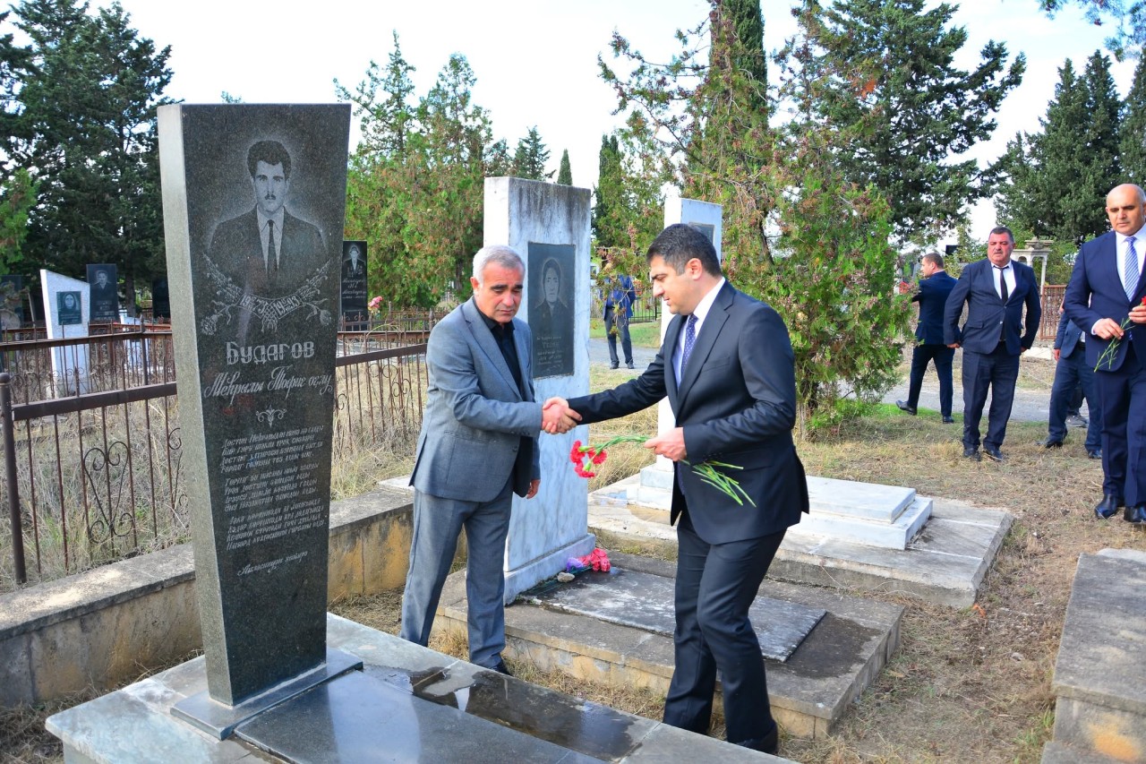 Ağstafada şəhidlərin xatirələri yad olundu - FOTOLAR